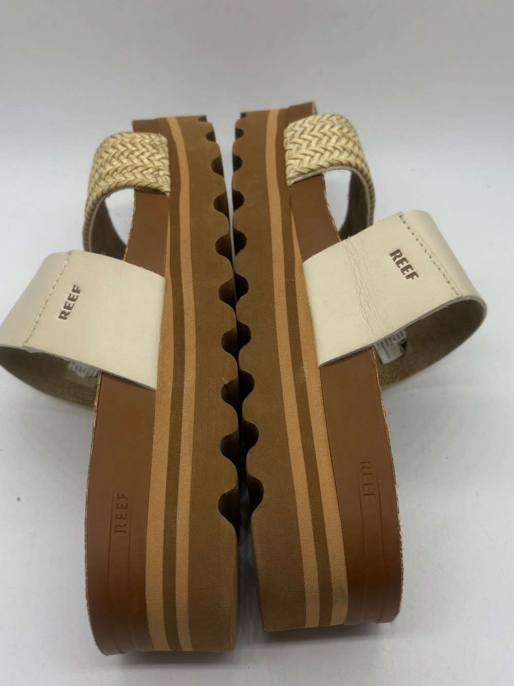 Reef Women's Cushion Vista Hi Sandal Vintage Ivory US 7 EU 37.5 - Picture 7 of 9